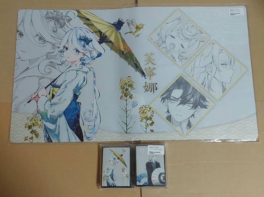 原神 フリーナ プレイマット スリーブ セット 原神 フリーナ カードスリーブ プレイマット セット ラスト l_a